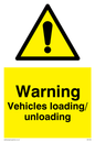 WV165: warning vehicles loading unloading