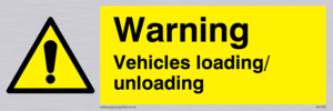 WV165: warning vehicles loading unloading