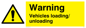WV165: warning vehicles loading unloading