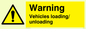 WV165: warning vehicles loading unloading