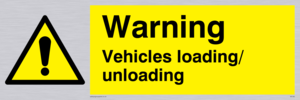 WV165: warning vehicles loading unloading