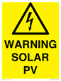 WV16525: Warning Solar PV