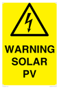 WV16525: Warning Solar PV