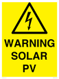 WV16525: Warning Solar PV