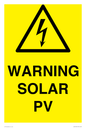 WV16525: Warning Solar PV