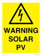WV16525: Warning Solar PV