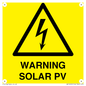 WV16525: Warning Solar PV
