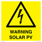 WV16525: Warning Solar PV
