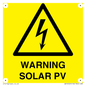 WV16525: Warning Solar PV