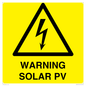 WV16525: Warning Solar PV