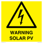 WV16525: Warning Solar PV