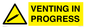 WV16531: venting in progress