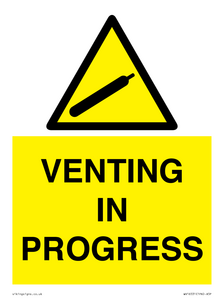 WV16531: venting in progress