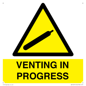 WV16531: venting in progress