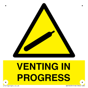 WV16531: venting in progress