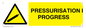 WV16533: pressurisation in progress