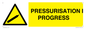 WV16533: pressurisation in progress