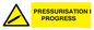 WV16533: pressurisation in progress