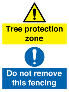 WV16677: Tree protection zone Do not remove this fencing