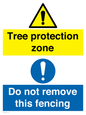WV16677: Tree protection zone Do not remove this fencing