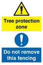 WV16677: Tree protection zone Do not remove this fencing