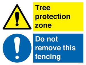 WV16677: Tree protection zone Do not remove this fencing