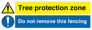 WV16677: Tree protection zone Do not remove this fencing