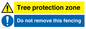 WV16677: Tree protection zone Do not remove this fencing