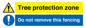 WV16677: Tree protection zone Do not remove this fencing