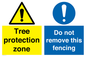 WV16677: Tree protection zone Do not remove this fencing