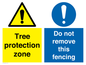 WV16677: Tree protection zone Do not remove this fencing