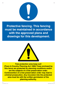 WV16724: Protective fencing / Tree Protection Area