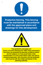 WV16724: Protective fencing / Tree Protection Area