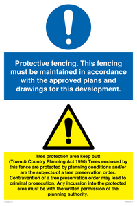 WV16724: Protective fencing / Tree Protection Area