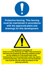 WV16724: Protective fencing / Tree Protection Area