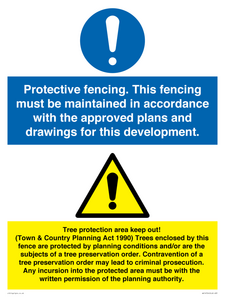 WV16724: Protective fencing / Tree Protection Area