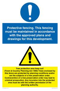 WV16724: Protective fencing / Tree Protection Area