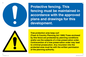 WV16724: Protective fencing / Tree Protection Area