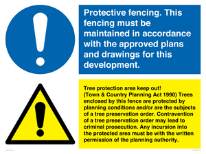 WV16724: Protective fencing / Tree Protection Area