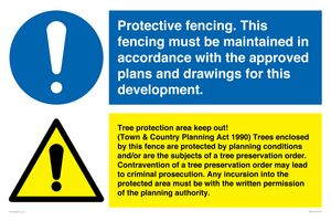 WV16724: Protective fencing / Tree Protection Area