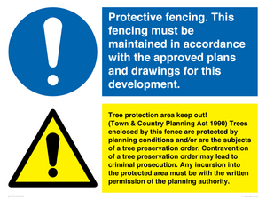 WV16724: Protective fencing / Tree Protection Area