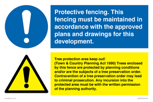 WV16724: Protective fencing / Tree Protection Area