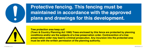 WV16724: Protective fencing / Tree Protection Area