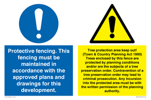 WV16724: Protective fencing / Tree Protection Area