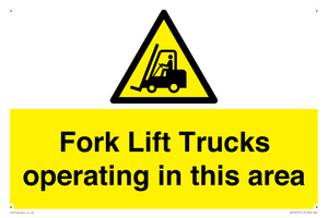 WV16777:  Fork Lift Trucks operating in this area