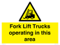 WV16777:  Fork Lift Trucks operating in this area
