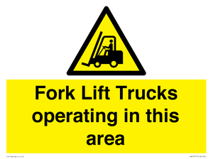 WV16777:  Fork Lift Trucks operating in this area