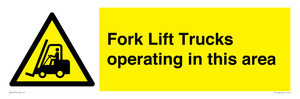 WV16777:  Fork Lift Trucks operating in this area