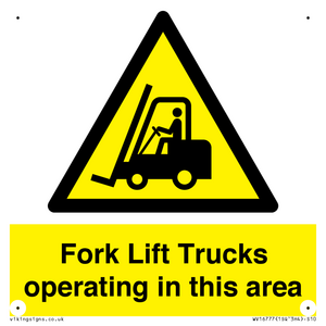 WV16777:  Fork Lift Trucks operating in this area