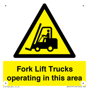 WV16777:  Fork Lift Trucks operating in this area